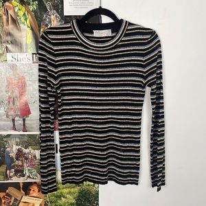Thin vintage striped sweater
